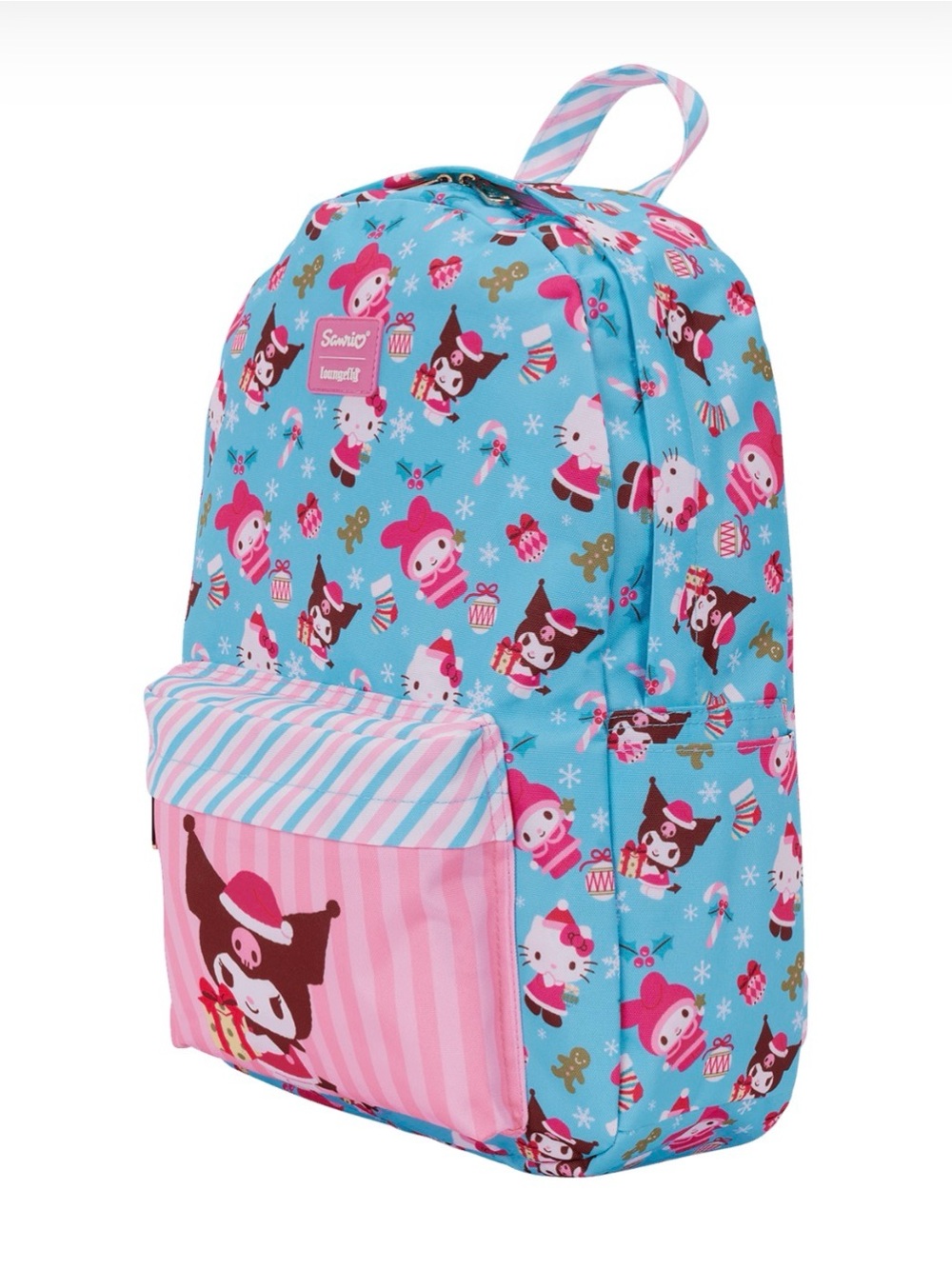Loungefly Sanrio Kuromi Holiday All-Over Print Full-Size Backpack